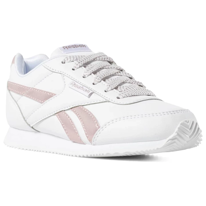 Zapatillas Reebok Royal Classic Jog 2 Niños Blancas Rosas | 609734YXU