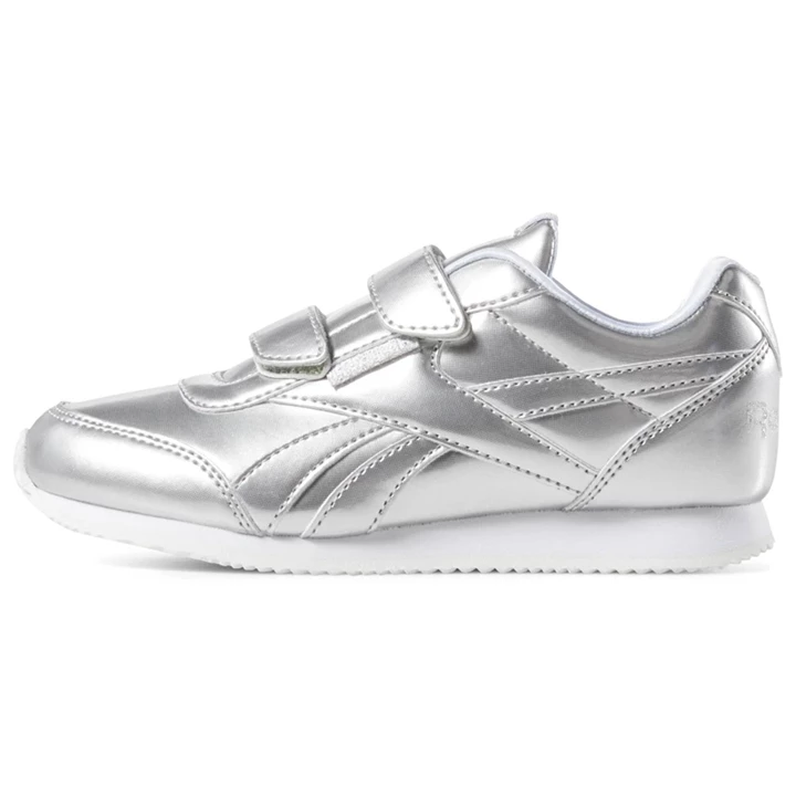 Zapatillas Reebok Royal Classic Jog 2 Niños Plateadas Blancas | 708691EIH