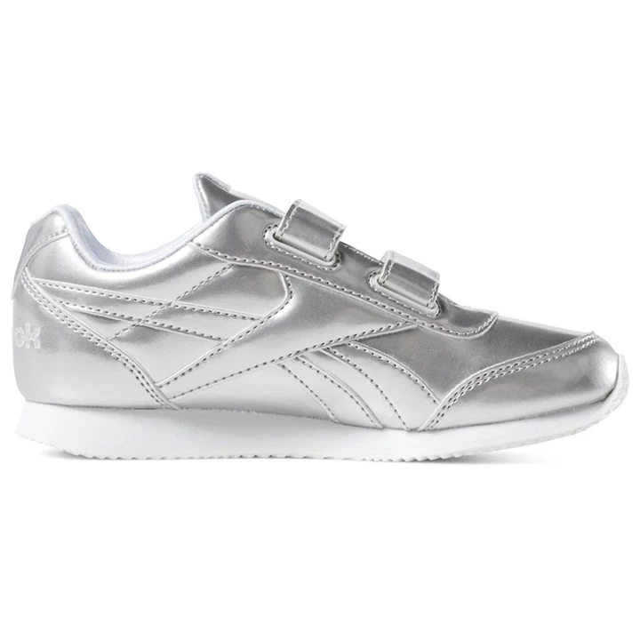 Zapatillas Reebok Royal Classic Jog 2 Niños Plateadas Blancas | 708691EIH