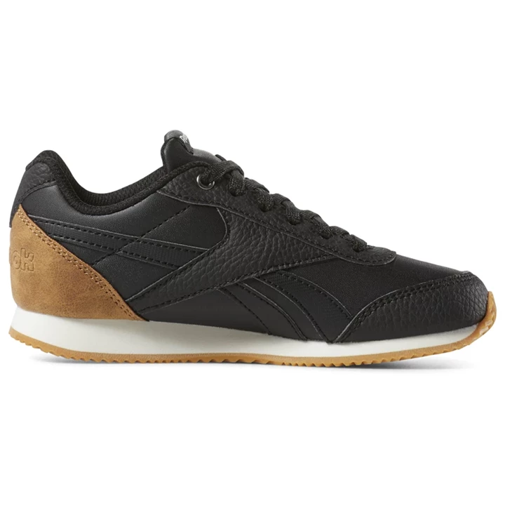 Zapatillas Reebok Royal Classic Jogger 2 Niños Negras Blancas | 380719MGT