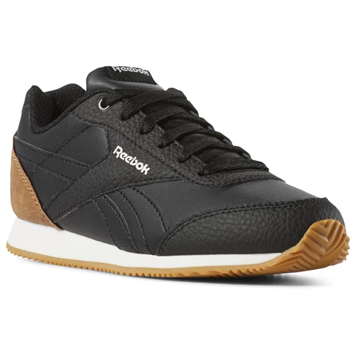 Zapatillas Reebok Royal Classic Jogger 2 Niños Negras Blancas | 380719MGT