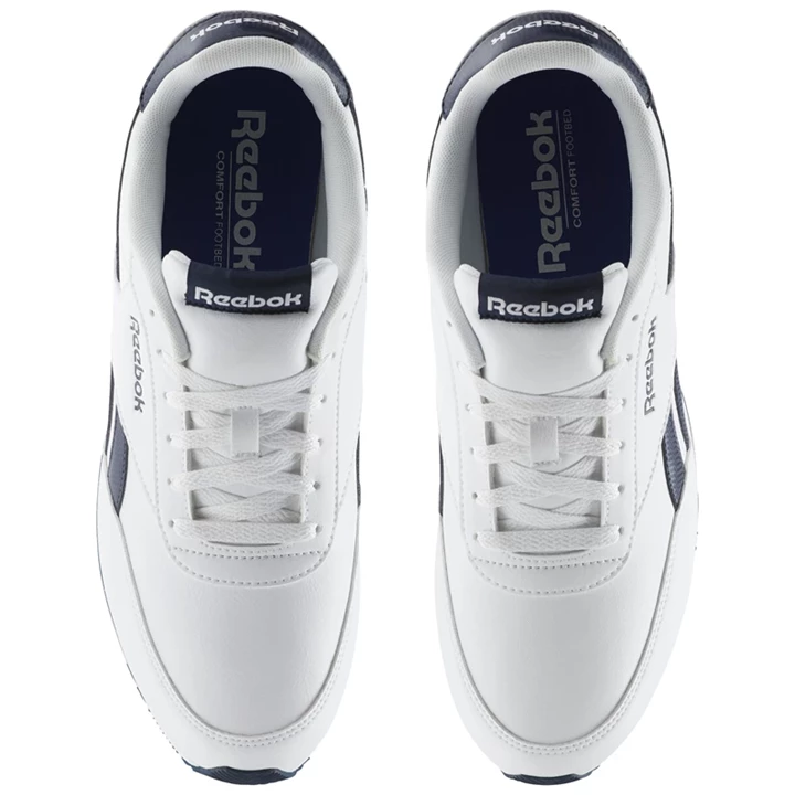 Zapatillas Reebok Royal Classic Jogger 2L Hombre Blancas Azul Marino | 453671PBR