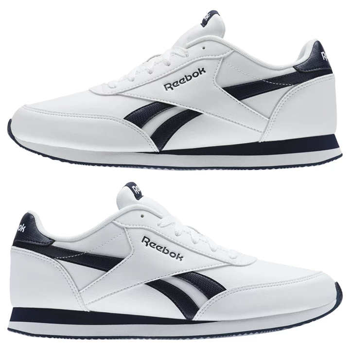 Zapatillas Reebok Royal Classic Jogger 2L Hombre Blancas Azul Marino | 453671PBR