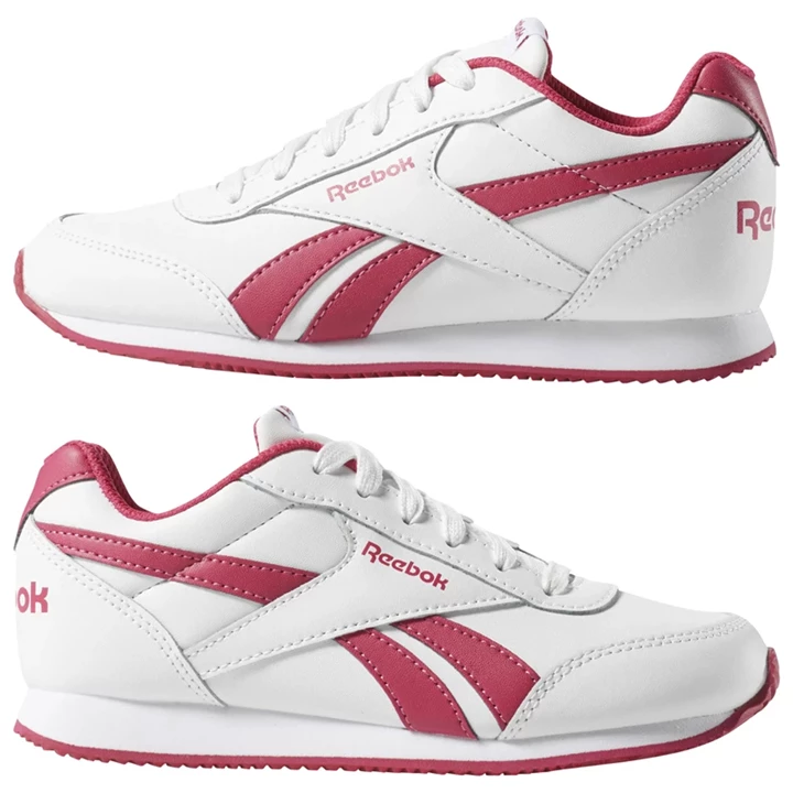 Zapatillas Reebok Royal Classic Jogger 2.0 Niños Blancas Rosas | 548973FSL