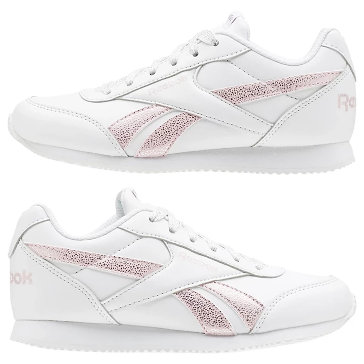 Zapatillas Reebok Royal Classic Jogger 2.0 Niños Blancas Rosas Plateadas | 649172NJQ