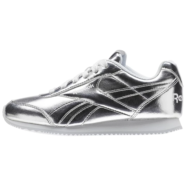 Zapatillas Reebok Royal Classic Jogger 2.0 Niños Plateadas Metal Blancas | 791348CRY