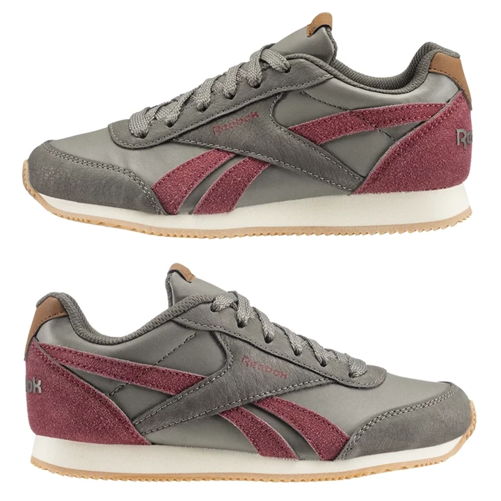 Zapatillas Reebok Royal Classic Jogger 2.0 Cream Niños Gris Oscuro Rojas Creme | 854031CNH