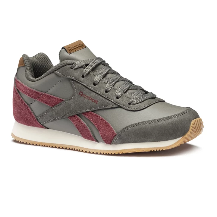 Zapatillas Reebok Royal Classic Jogger 2.0 Cream Niños Gris Oscuro Rojas Creme | 854031CNH