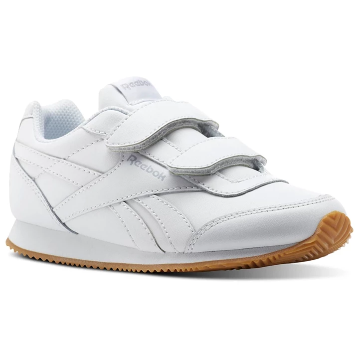 Zapatillas Reebok Royal Classic Jogger Niños Blancas Gris | 216748QSC