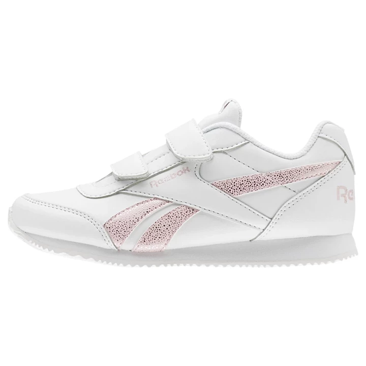 Zapatillas Reebok Royal Classic Jogger Niños Blancas Rosas Plateadas | 416953EIH