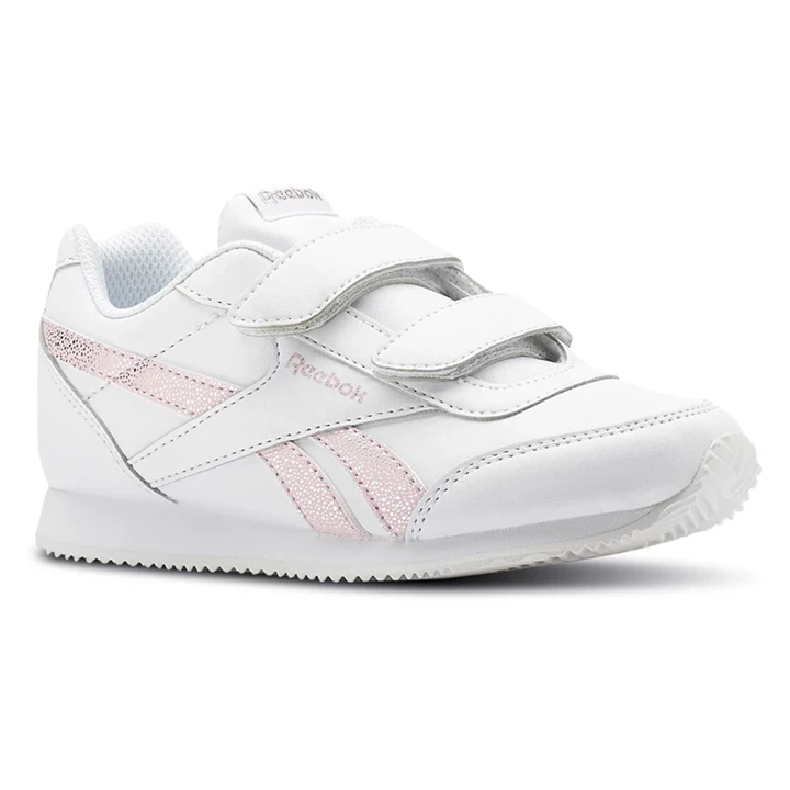 Zapatillas Reebok Royal Classic Jogger Niños Blancas Rosas Plateadas | 416953EIH