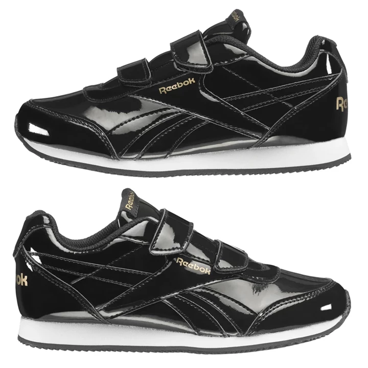 Zapatillas Reebok Royal Classic Jogger Niños Negras Doradas | 498625BGN