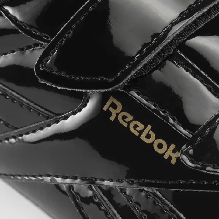 Zapatillas Reebok Royal Classic Jogger Niños Negras Doradas | 498625BGN