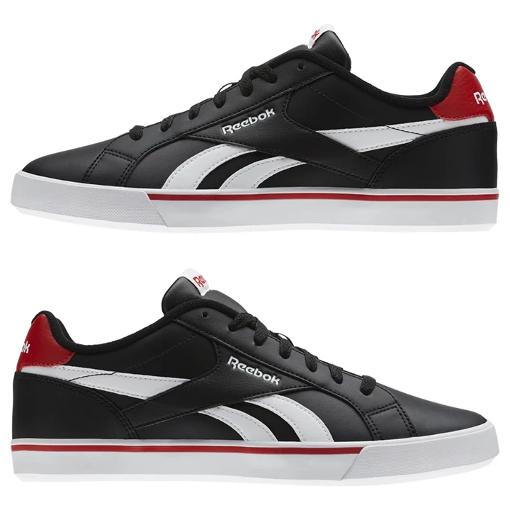 Zapatillas Reebok Royal Complete 2LL Hombre Negras Blancas Rojas | 150247OJA