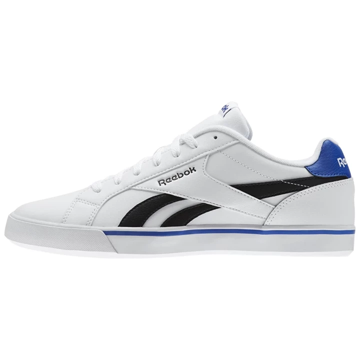 Zapatillas Reebok Royal Complete 2LL Hombre Blancas Negras Azul Real | 829157BIL