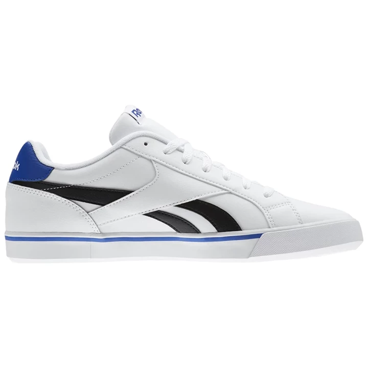 Zapatillas Reebok Royal Complete 2LL Hombre Blancas Negras Azul Real | 829157BIL