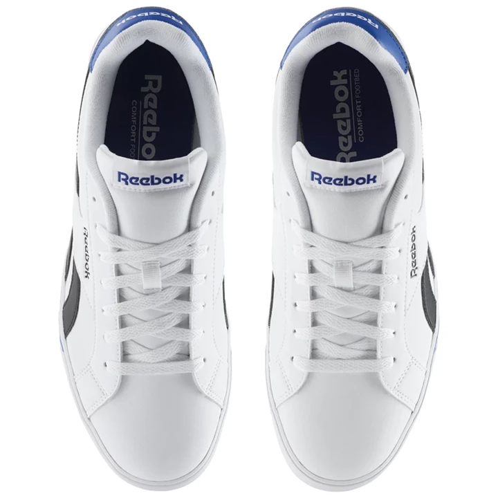 Zapatillas Reebok Royal Complete 2LL Hombre Blancas Negras Azul Real | 829157BIL