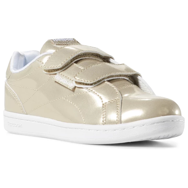 Zapatillas Reebok Royal Complete Clean 2V Niños Doradas Blancas | 160597LAI