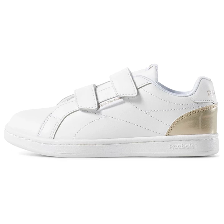 Zapatillas Reebok Royal Complete Clean 2V Niños Blancas Doradas | 963054AQL