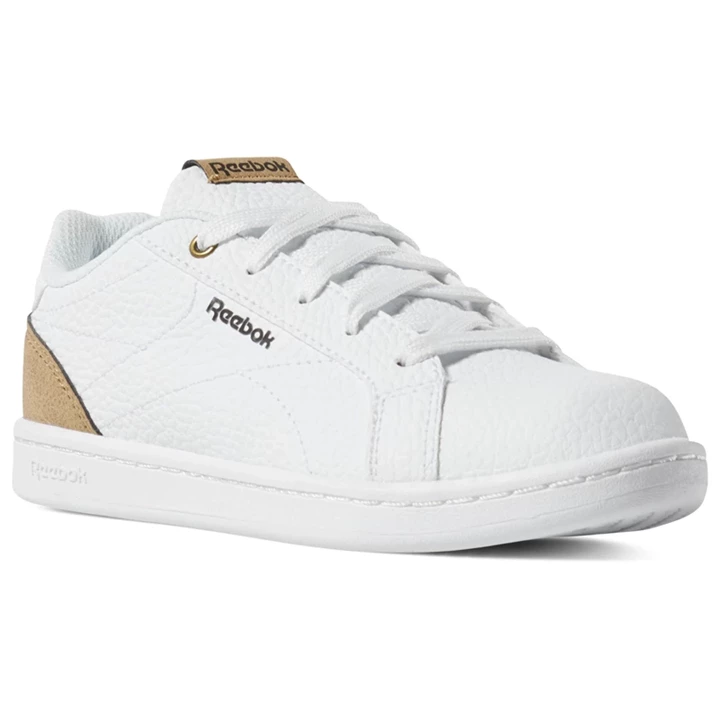 Zapatillas Reebok Royal Complete Clean Brown Niños Blancas Marrones Oscuro Marrones | 053671ICT