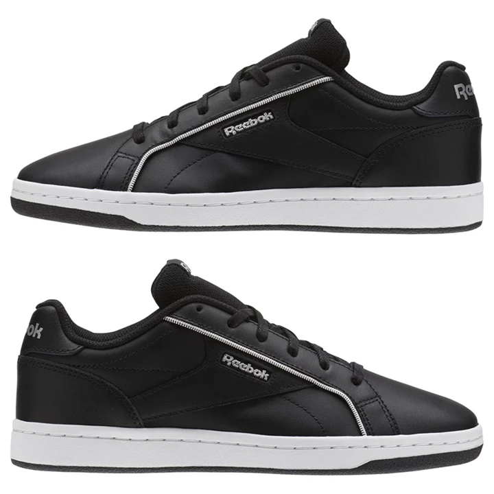 Zapatillas Reebok Royal Complete Clean Mujer Negras Blancas Plateadas | 413075KEW