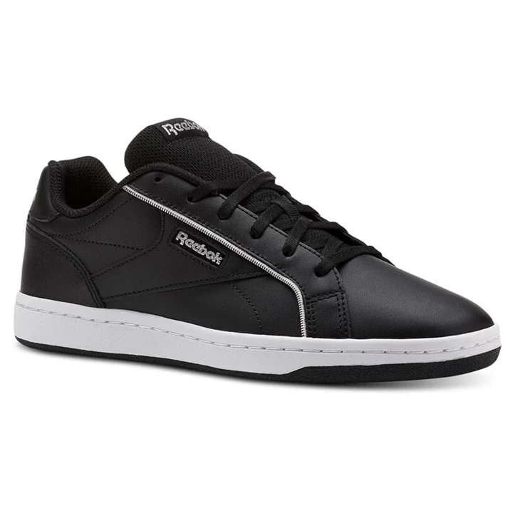 Zapatillas Reebok Royal Complete Clean Mujer Negras Blancas Plateadas | 413075KEW