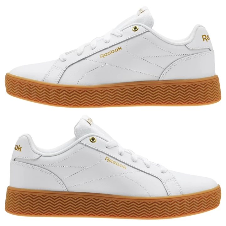 Zapatillas Reebok Royal Complete Clean Mujer Blancas Doradas Metal | 580427UOW