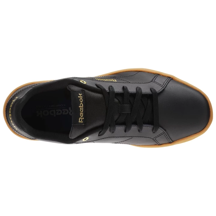 Zapatillas Reebok Royal Complete Clean Mujer Negras Doradas Metal | 637904CZX