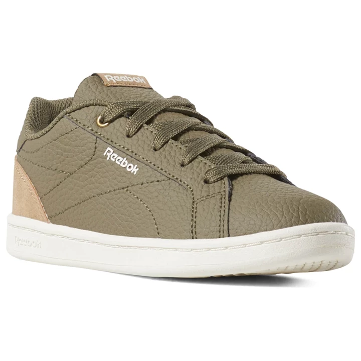 Zapatillas Reebok Royal Complete Clean Niños Verde Blancas | 173504IKT