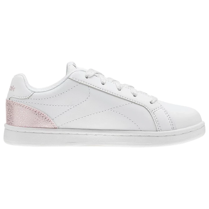 Zapatillas Reebok Royal Complete Clean Niños Blancas Rosas Plateadas | 364258RSA