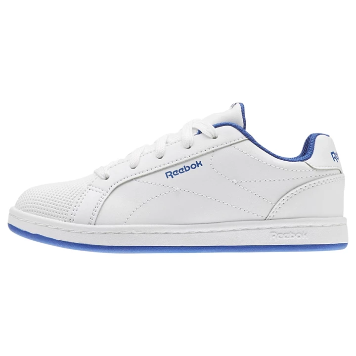 Zapatillas Reebok Royal Complete Clean Niños Blancas Azul Real | 386541DZE