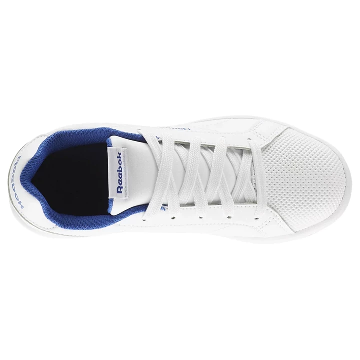 Zapatillas Reebok Royal Complete Clean Niños Blancas Azul Real | 386541DZE