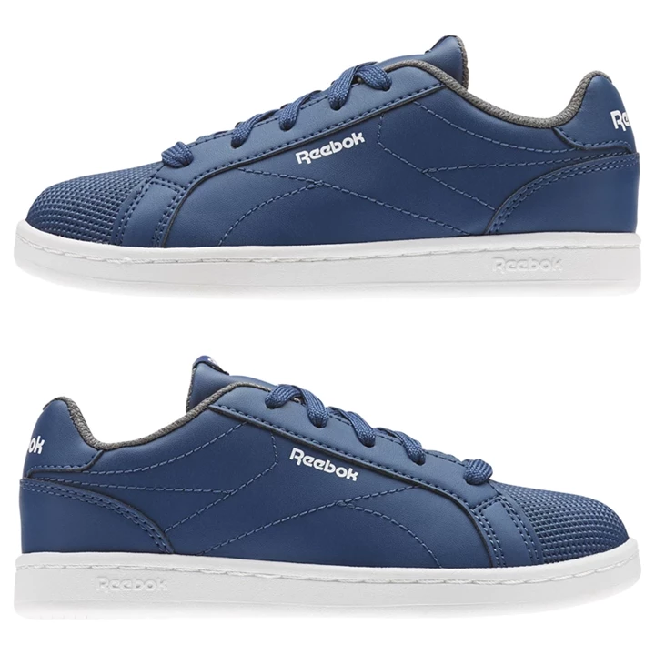 Zapatillas Reebok Royal Complete Clean Niños Azules Blancas | 801645WZQ