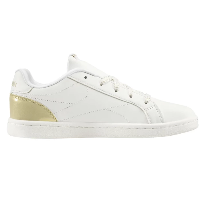 Zapatillas Reebok Royal Complete Clean Niños Blancas Doradas | 923574LQO