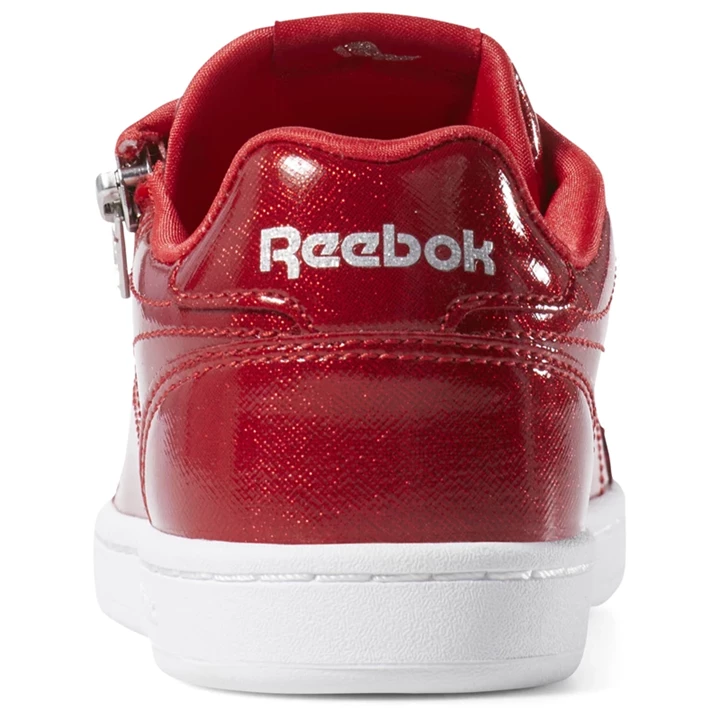 Zapatillas Reebok Royal Complete Clean Zip Niños Rojas Blancas | 691824MHD