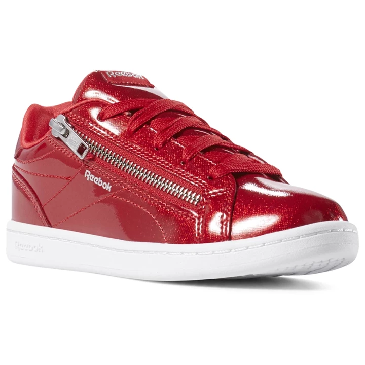 Zapatillas Reebok Royal Complete Clean Zip Niños Rojas Blancas | 691824MHD