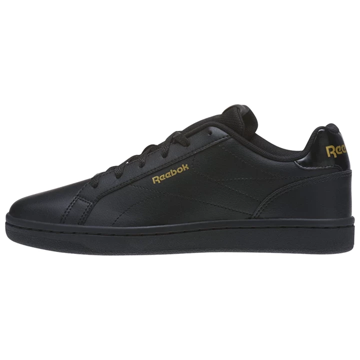 Zapatillas Reebok Royal Complete Mujer Negras Doradas Metal | 406219GLB