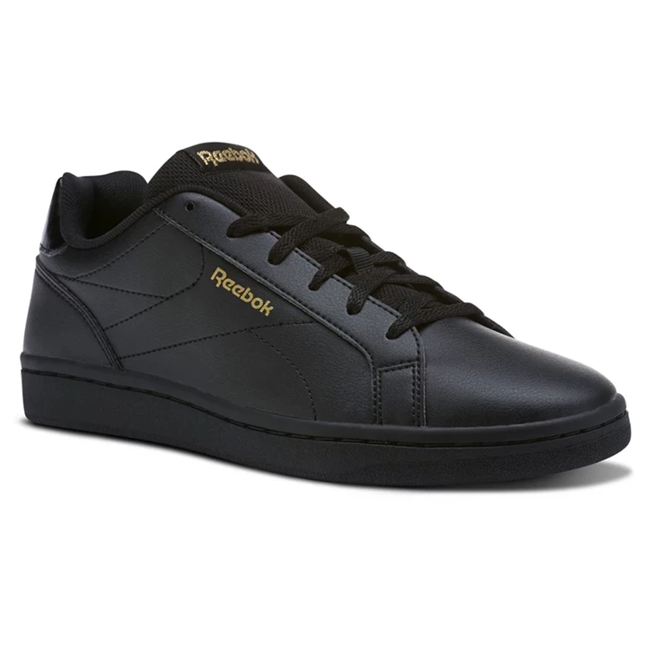 Zapatillas Reebok Royal Complete Mujer Negras Doradas Metal | 406219GLB