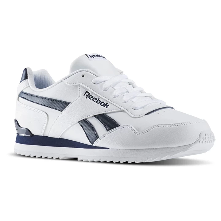 Zapatillas Reebok Royal Glide Hombre Blancas Azul Marino | 028453MHE