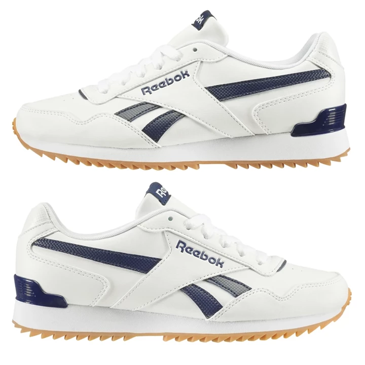 Zapatillas Reebok Royal Glide Hombre Blancas Azul Marino | 365794QND