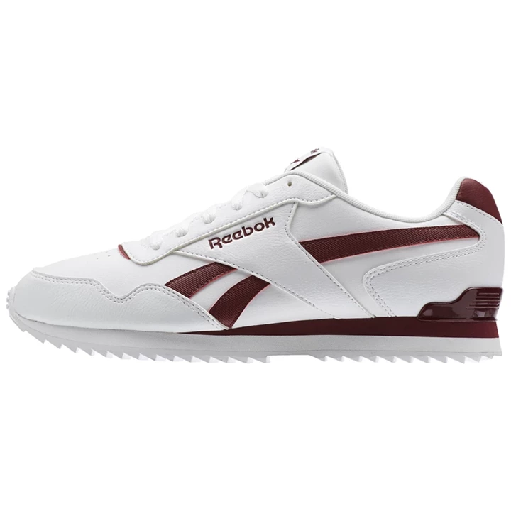 Zapatillas Reebok Royal Glide Hombre Blancas Burdeos | 432501XCP