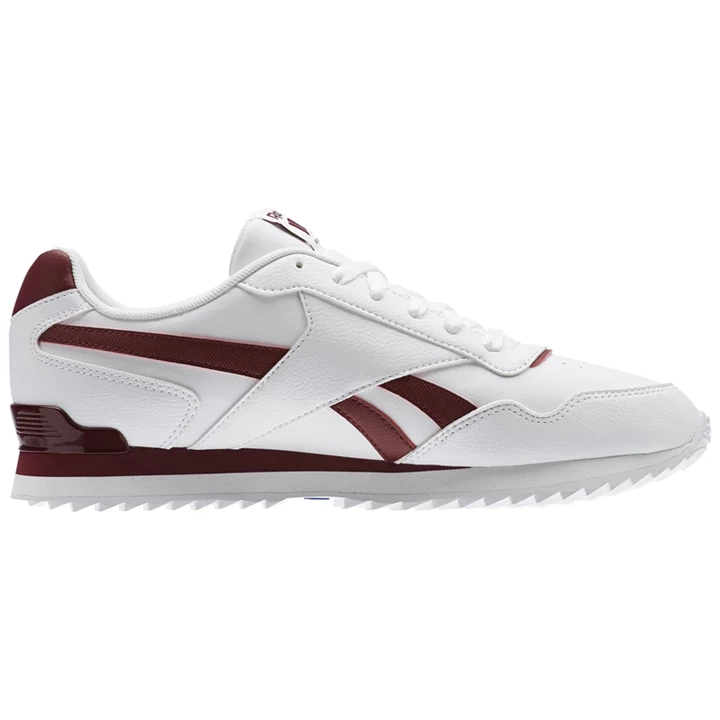 Zapatillas Reebok Royal Glide Hombre Blancas Burdeos | 432501XCP