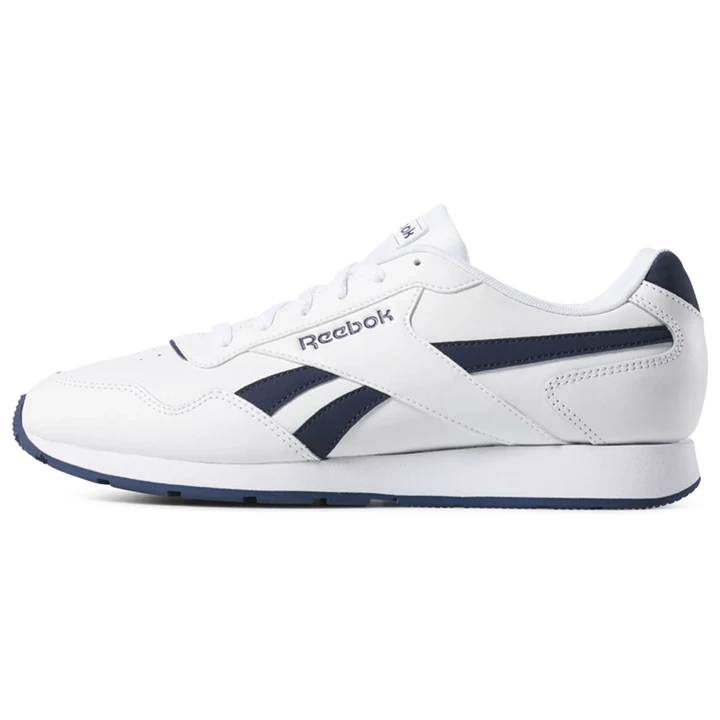 Zapatillas Reebok Royal Glide Hombre Blancas Azul Marino | 948063YZB