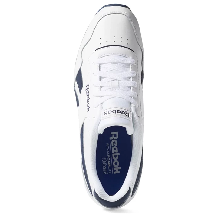 Zapatillas Reebok Royal Glide Hombre Blancas Azul Marino | 948063YZB