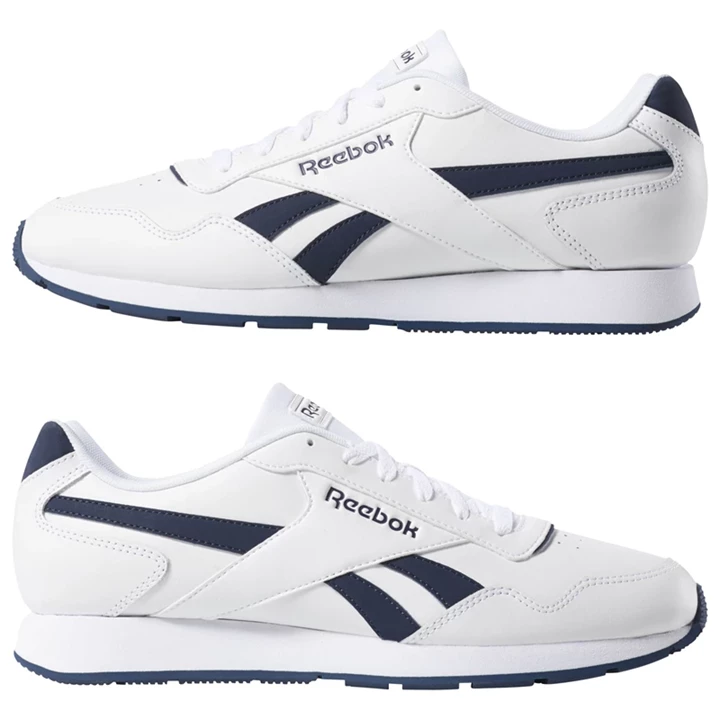 Zapatillas Reebok Royal Glide Hombre Blancas Azul Marino | 948063YZB