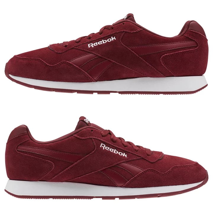 Zapatillas Reebok Royal Glide Hombre Burdeos Blancas | 928761KGA