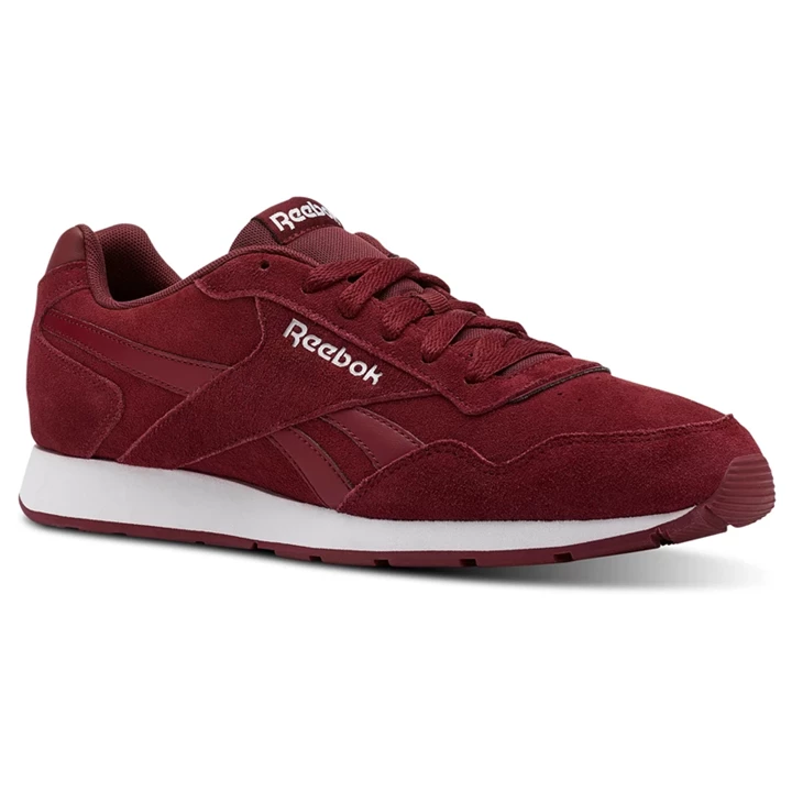 Zapatillas Reebok Royal Glide Hombre Burdeos Blancas | 928761KGA