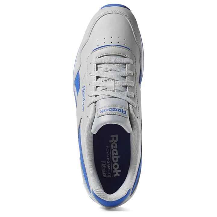 Zapatillas Reebok Royal Glide Hombre Gris Azul Real Blancas | 409756HNC