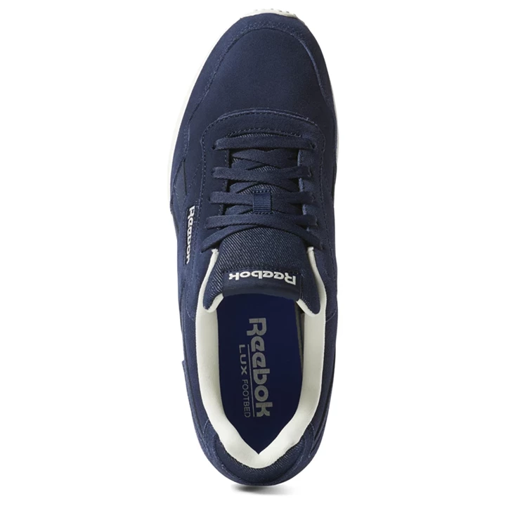 Zapatillas Reebok Royal Glide LX Hombre Azul Marino Blancas | 473856AHQ