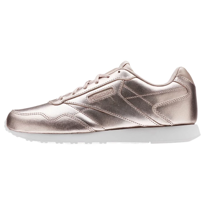 Zapatillas Reebok Royal Glide Mujer Doradas Blancas Rosas Rosas | 407936YFH